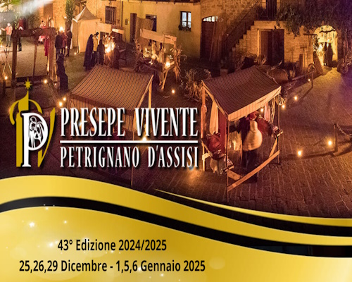  locandina Presepe Vivente di Petrignano di Assisi 2024 - Assisi 